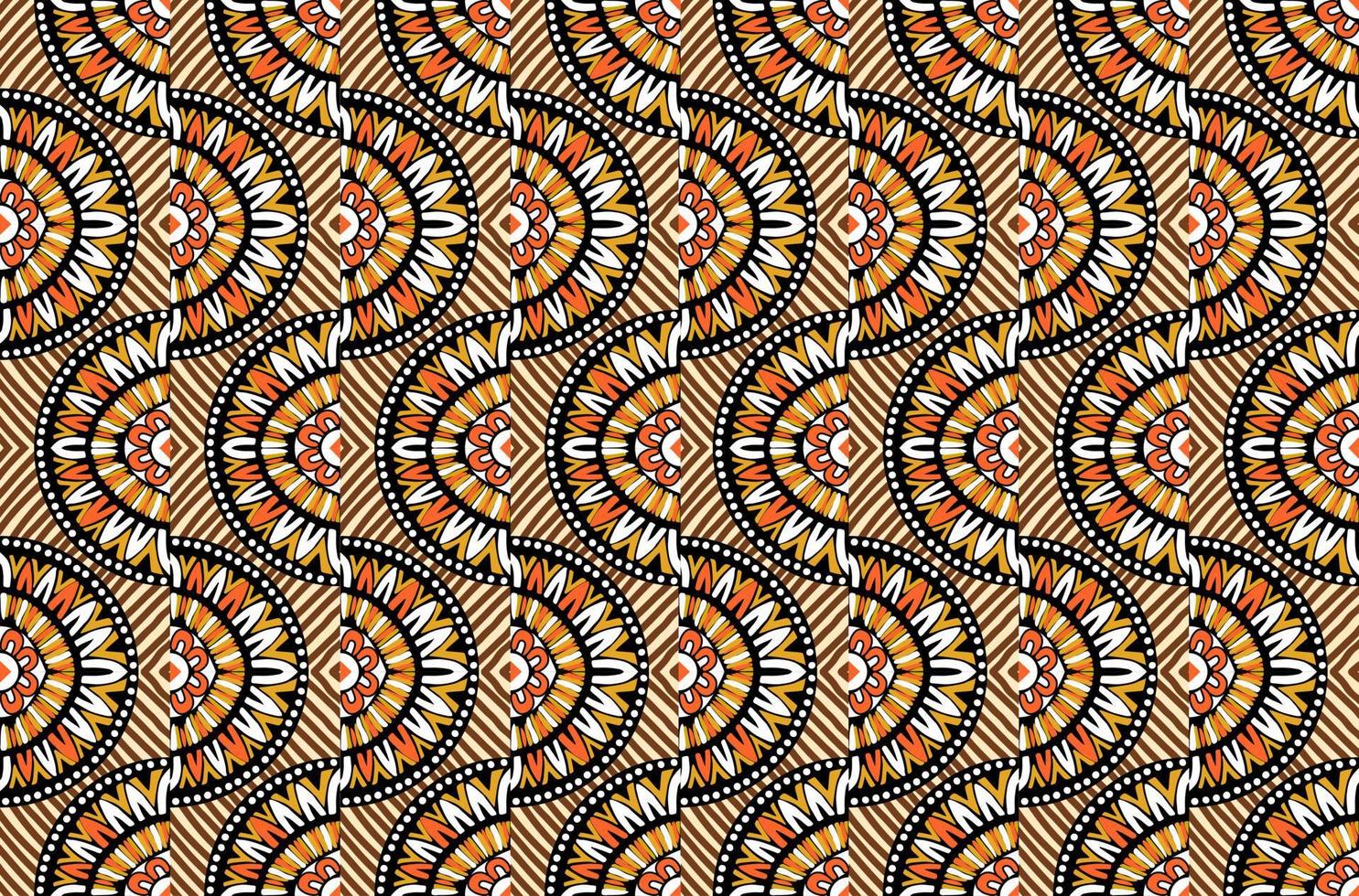 Geometric pattern for decoration and textiles. boho pattern with small motifs for decoration and clothing fabrics vector