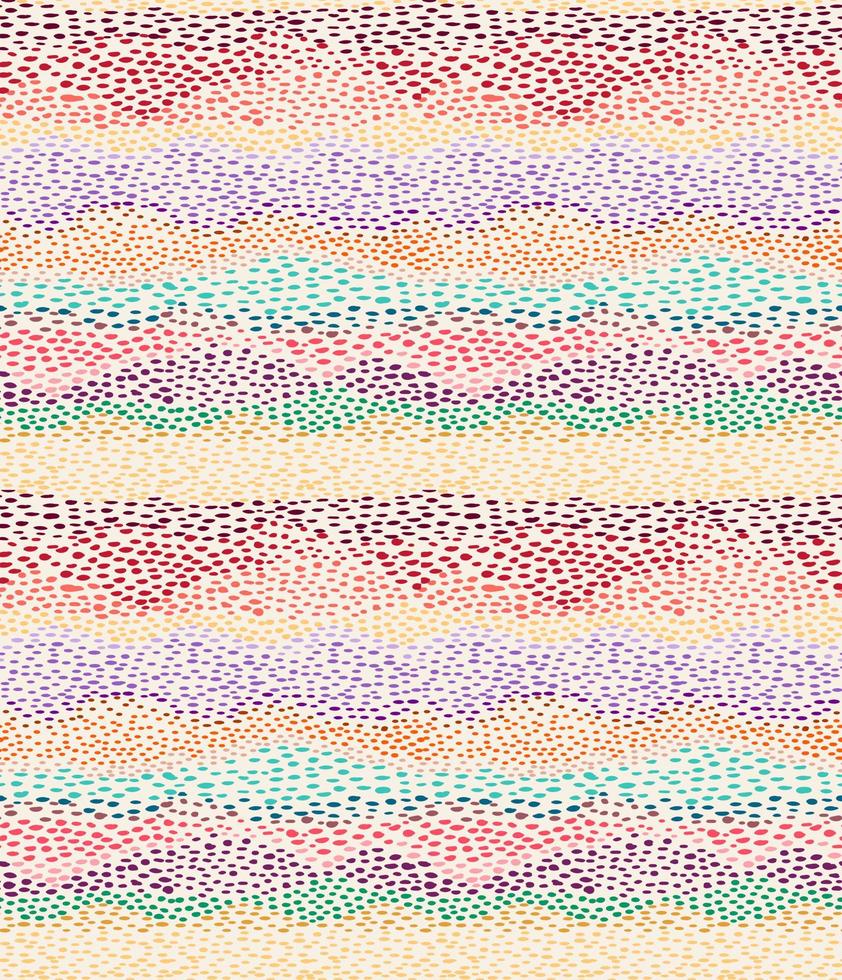 Seamless pattern with horizontal lines of dots. Background for decoration and fabrics vector