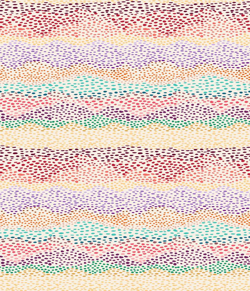 Seamless pattern with horizontal lines of dots. Background for decoration and fabrics vector