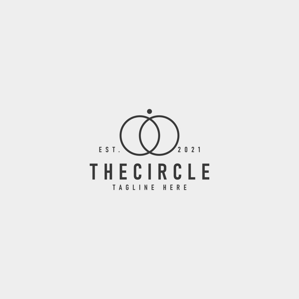 circle logo icon sign symbol design vector