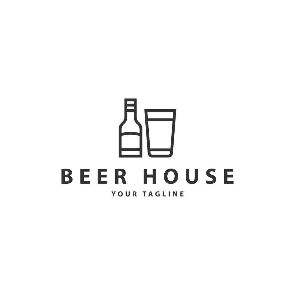 beer logo icon sign symbol design vector