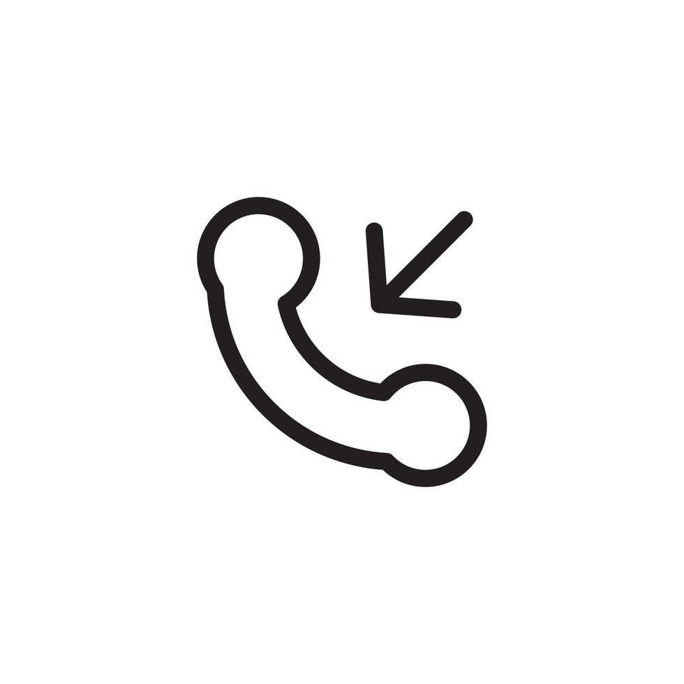 Calling logo icon sign symbol design vector