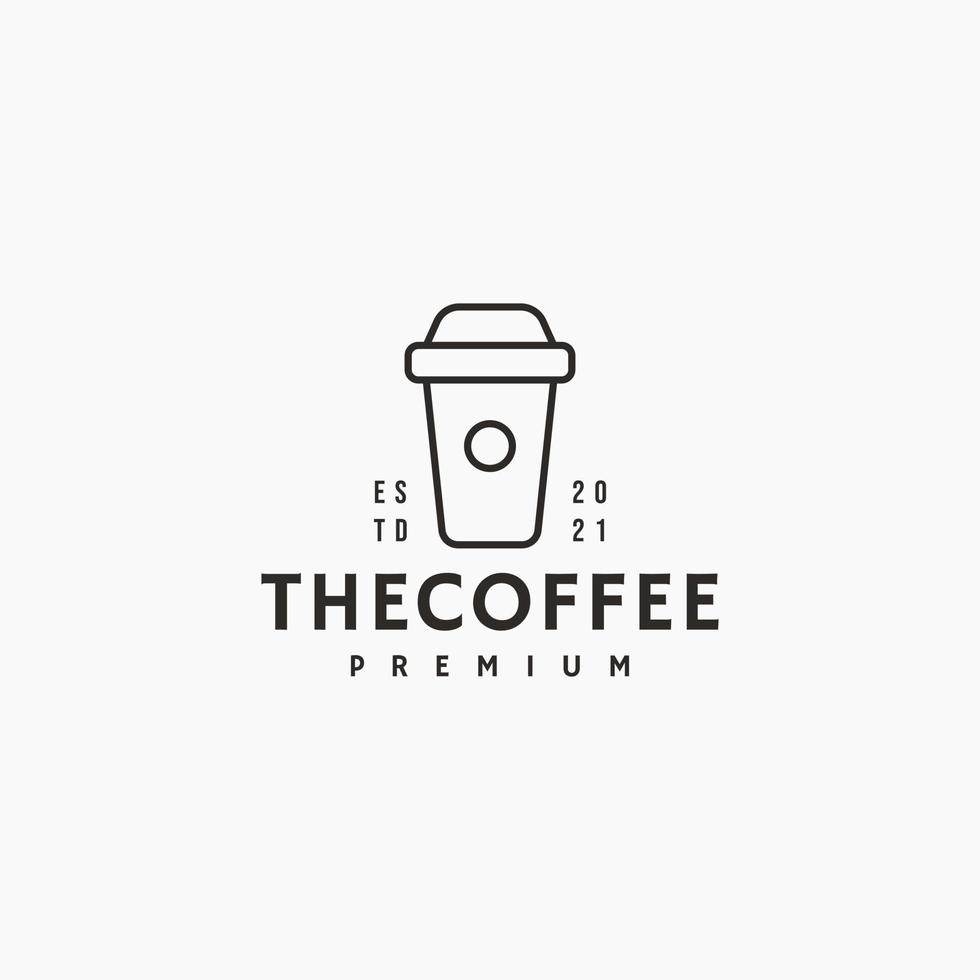 Coffee logo icon sign symbol design vector