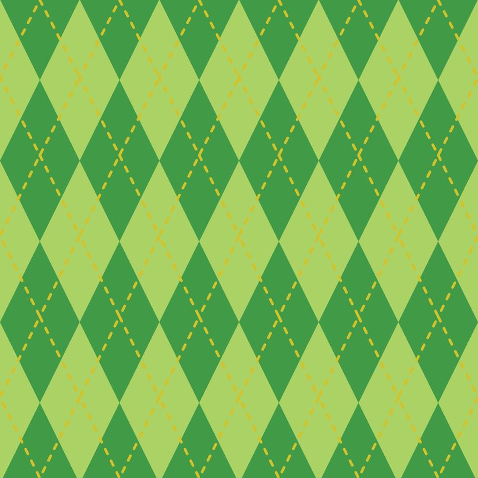 Green diamond seamless pattern vector