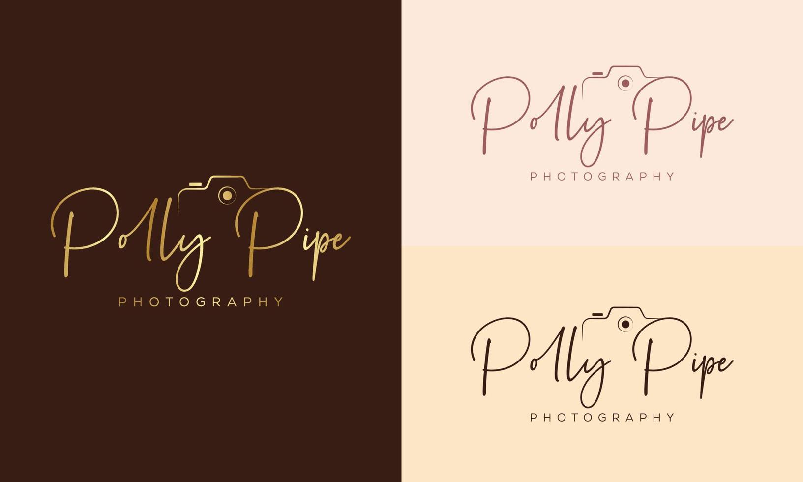 Camera photography logo icon vector template