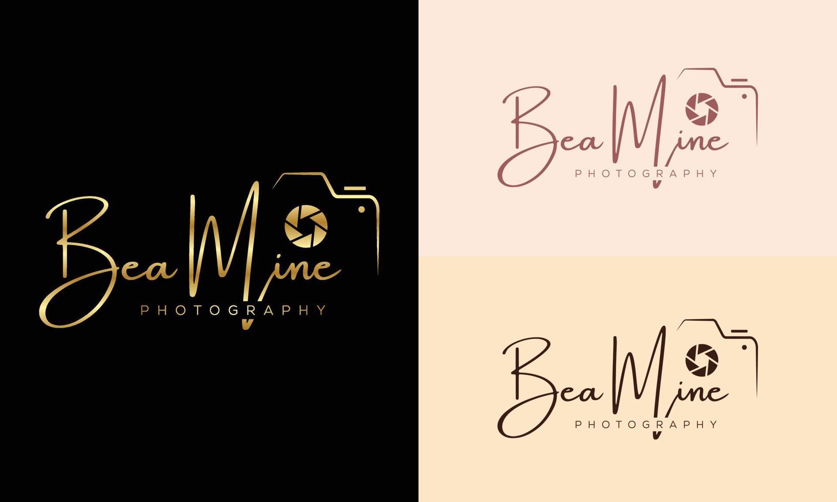 Camera photography logo icon vector template