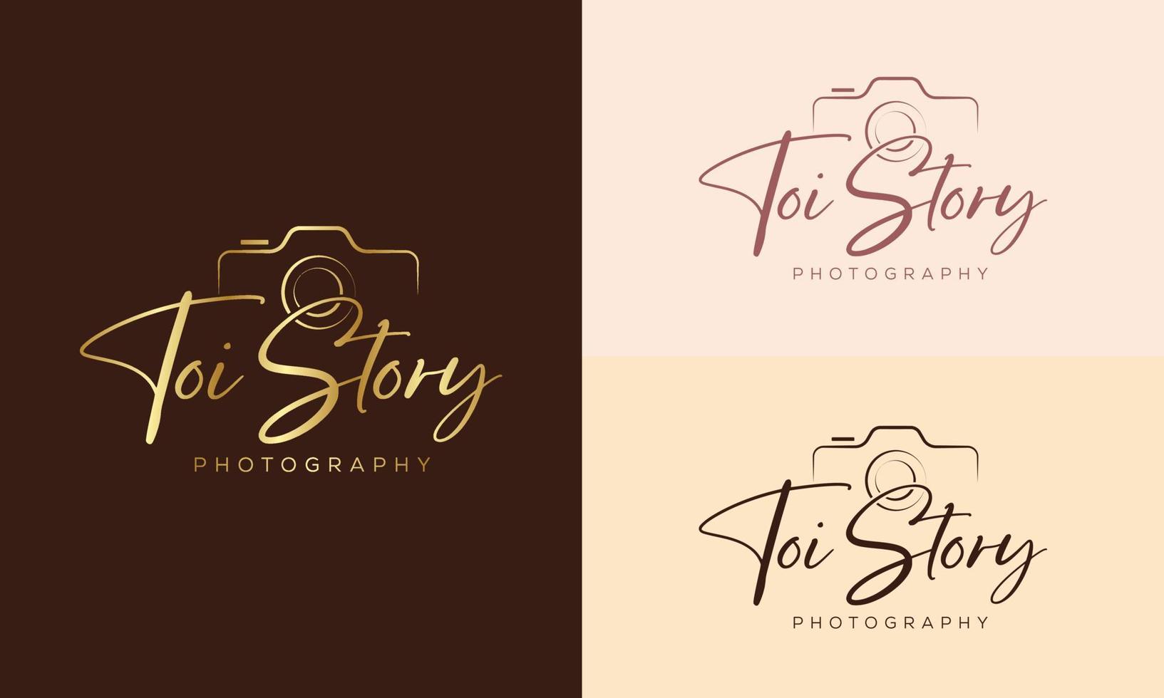 Camera photography logo icon vector template