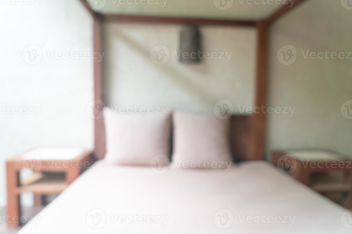 abstract blur outdoor patio bed for background photo