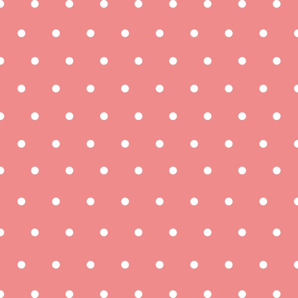 seamless polka dots pattern vector