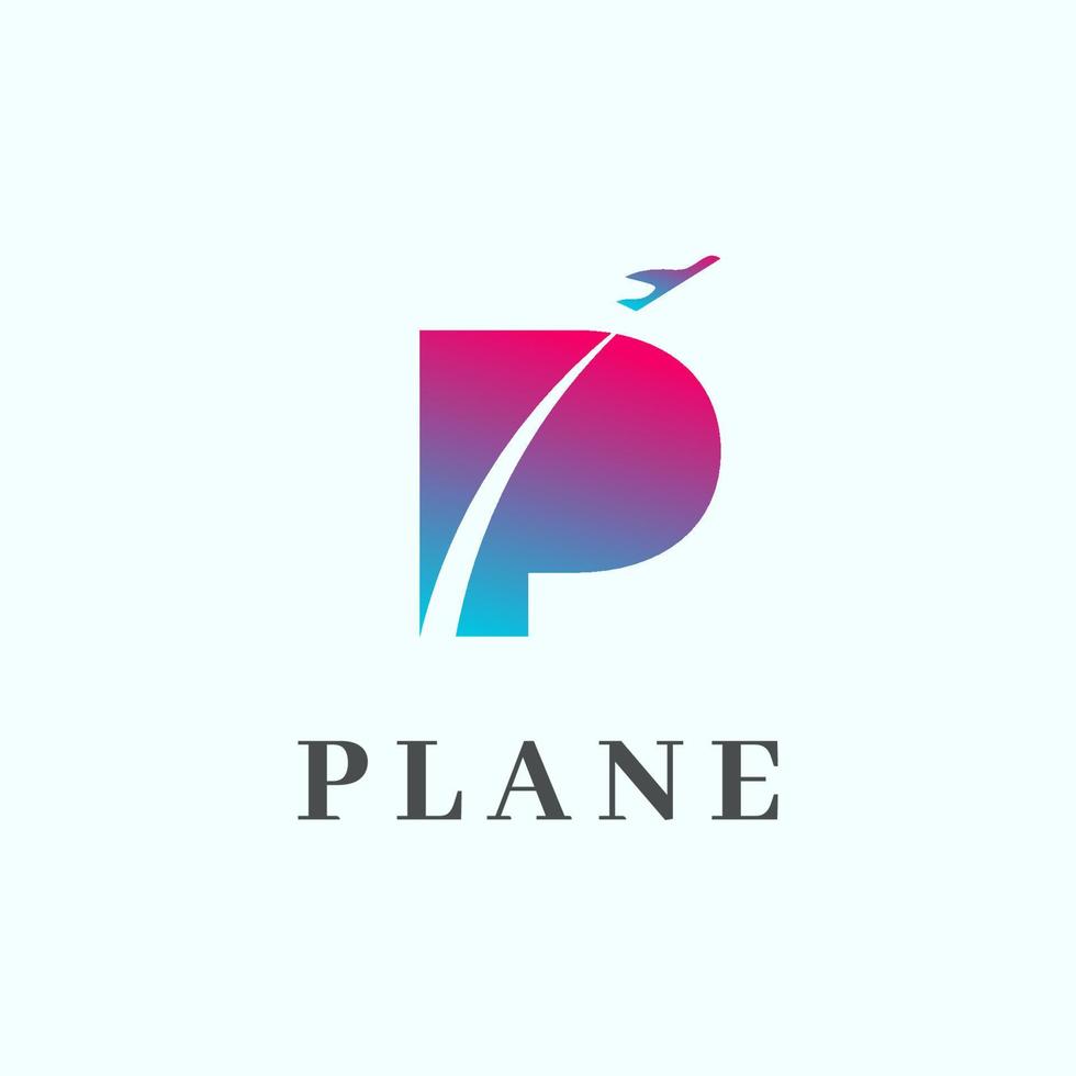 Plane Logo Design vector