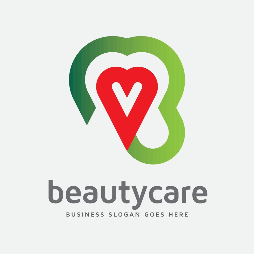 Love and Care - B Logo vector