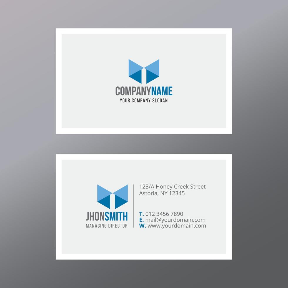 Creative Business Card Template vector