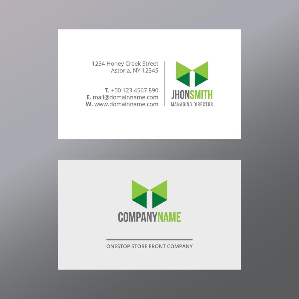 Simple Business Card vector