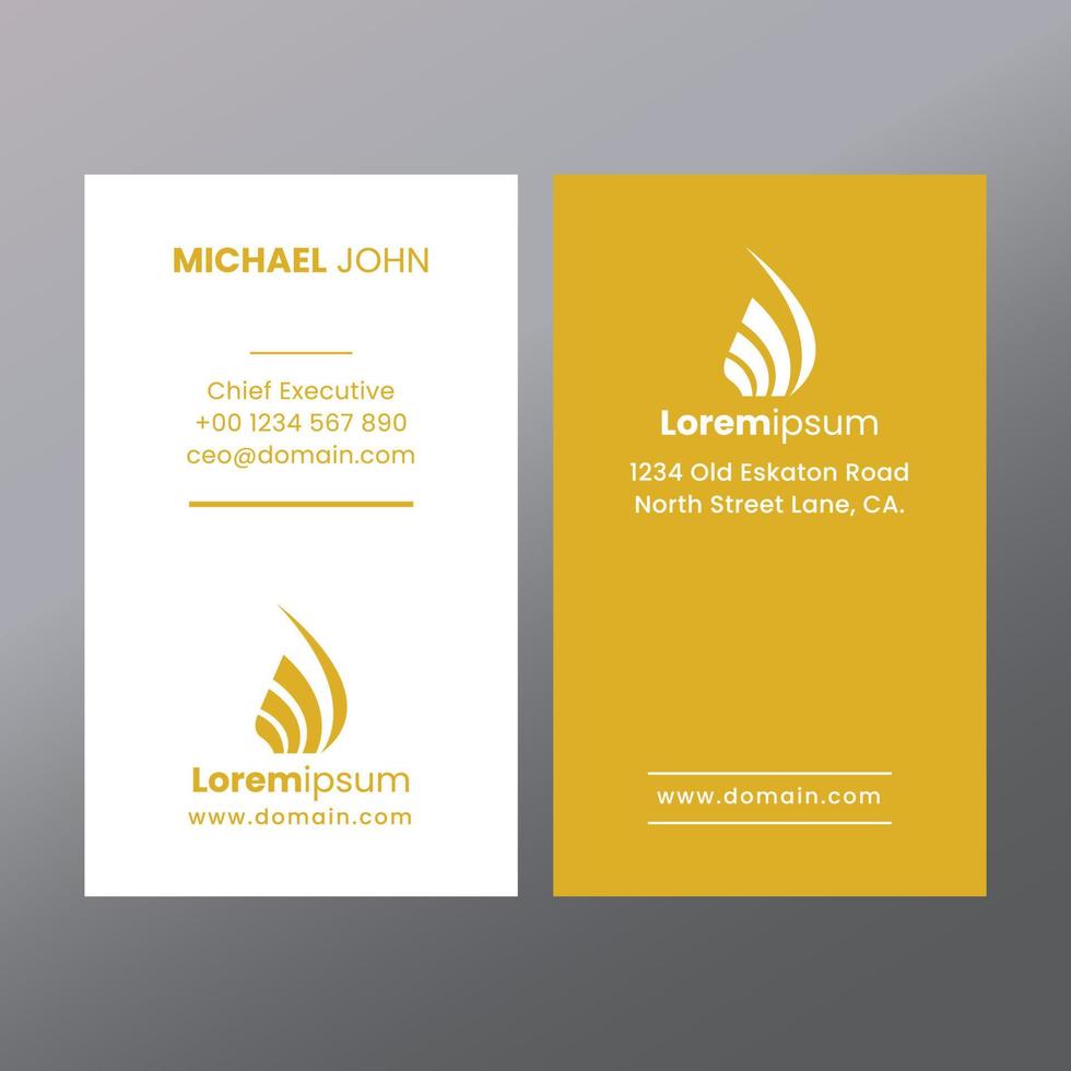 Vertical Business Card Vol 1 vector