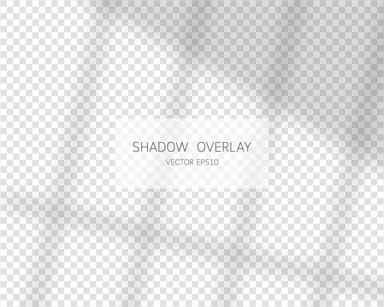 Shadow overlay effect. Vector illustration.