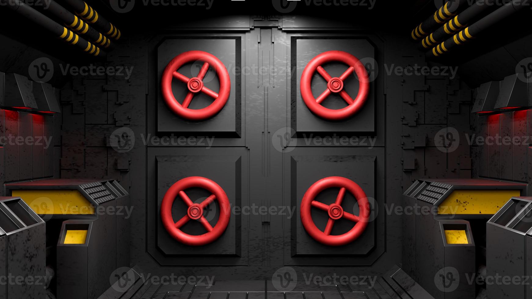 Spaceship Corridor is a stock motion graphics video that shows the interior of a moving spaceship.3D rendering photo