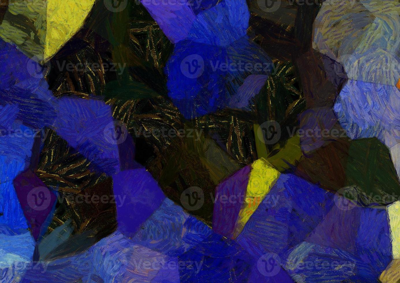 Abstract oil painting background Impressionist style illustrated to create designs. photo