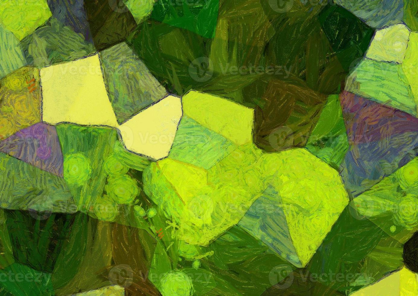 Abstract oil painting background Impressionist style illustrated to create designs. photo