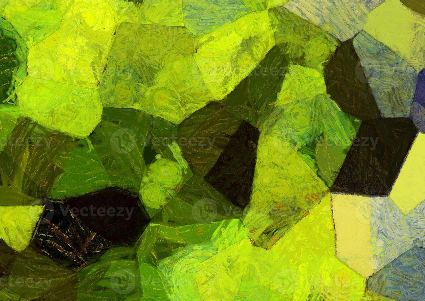 Abstract oil painting background Impressionist style illustrated to create designs. photo