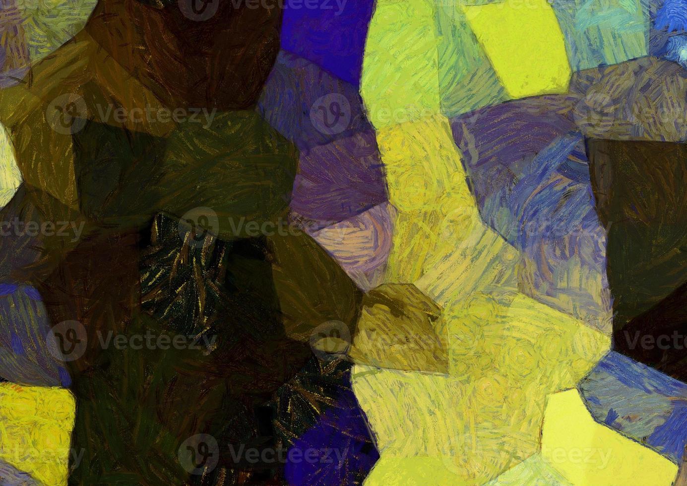 Abstract oil painting background Impressionist style illustrated to create designs. photo