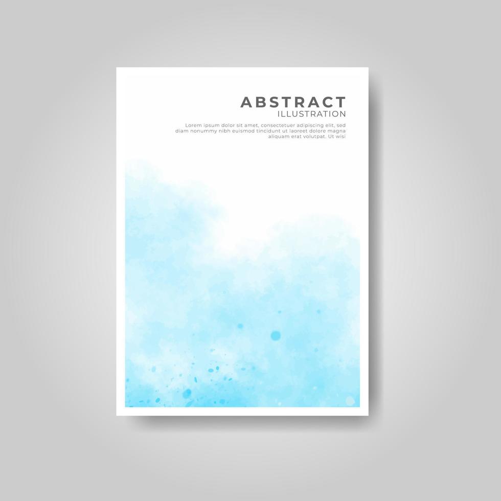 bright colorful vector watercolor background. Abstract illustration