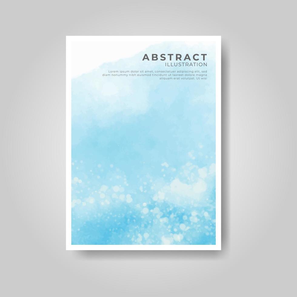 bright colorful vector watercolor background. Abstract illustration