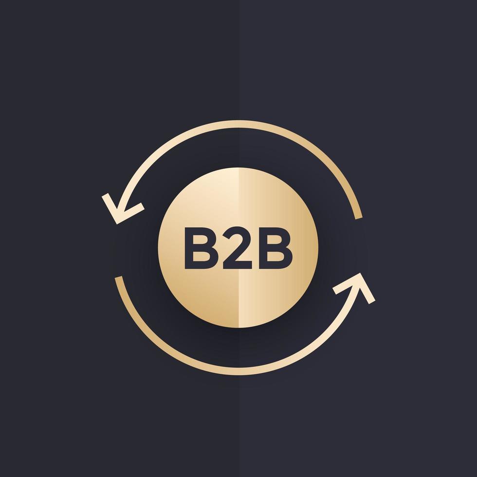 b2b vector icon
