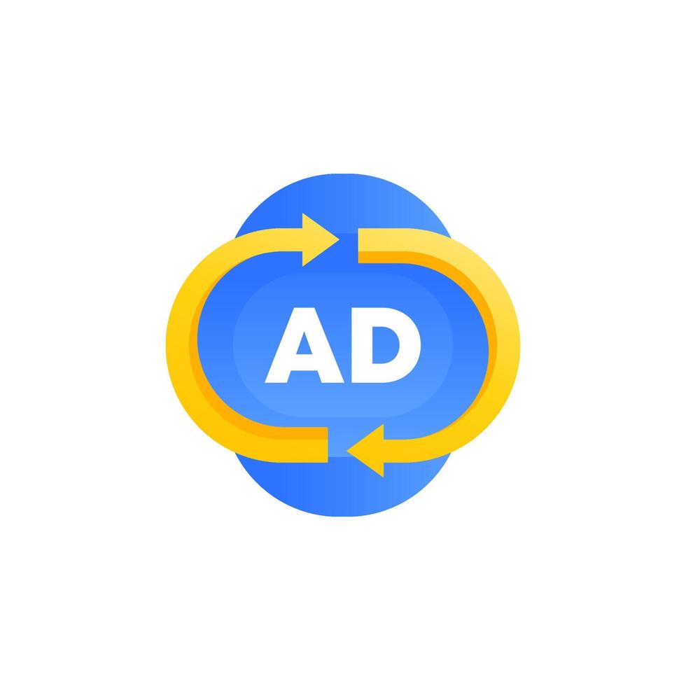 remarketing icon, digital marketing vector