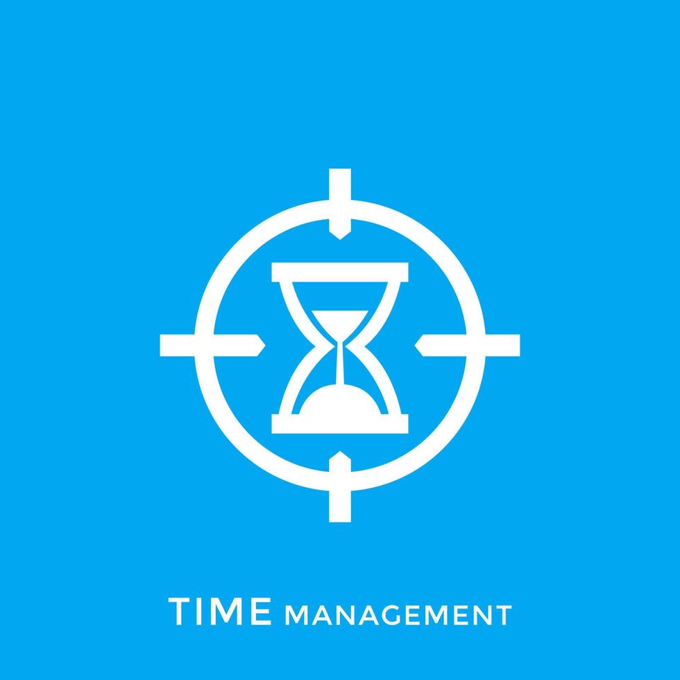 time management icon vector