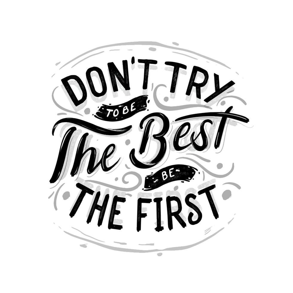 Creative Lettering Motivational Quotes 6728395 Vector Art at Vecteezy