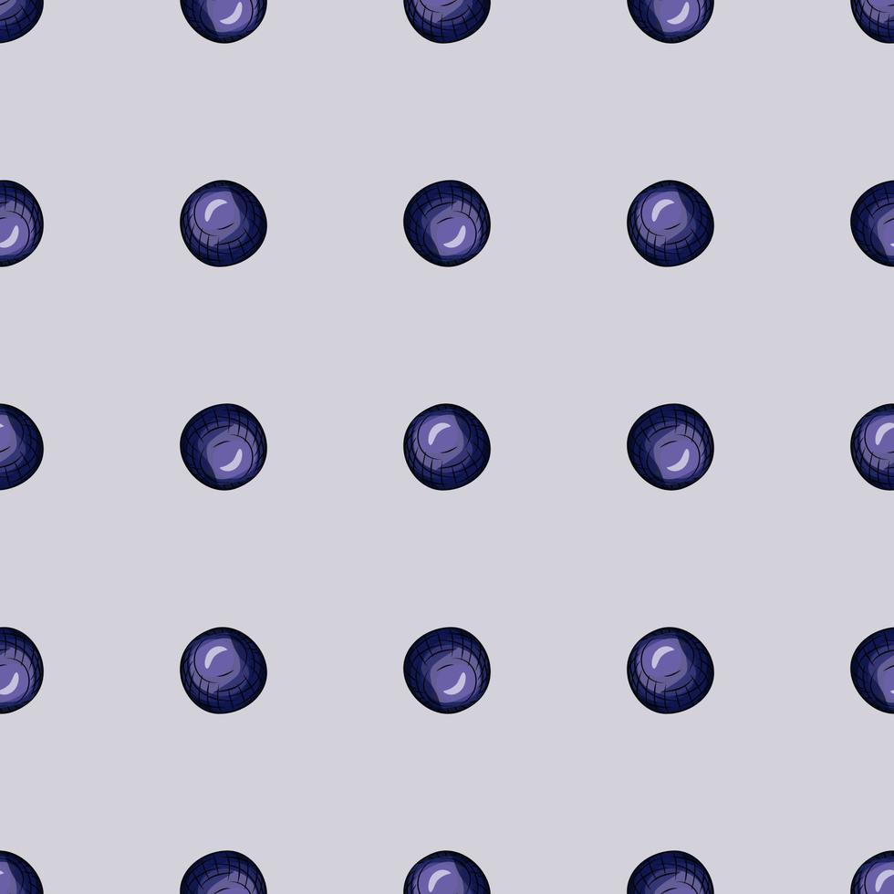 Glass balls seamless pattern. Decorative shapes background. vector