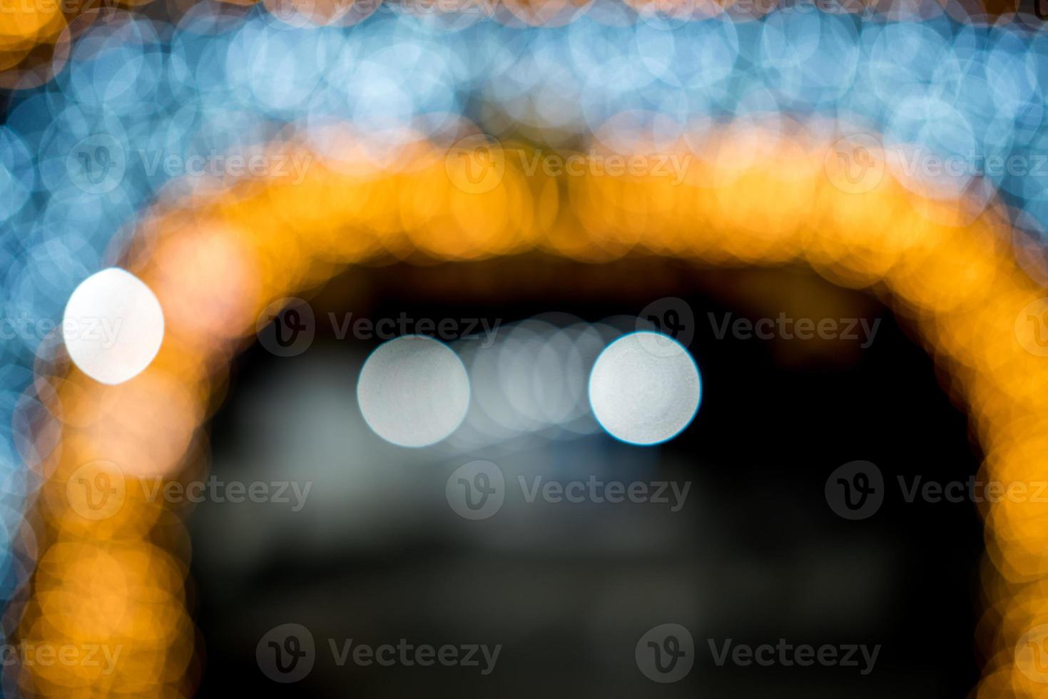 Bokeh circle, beautiful abstract colors for Christmas background - pictures photo