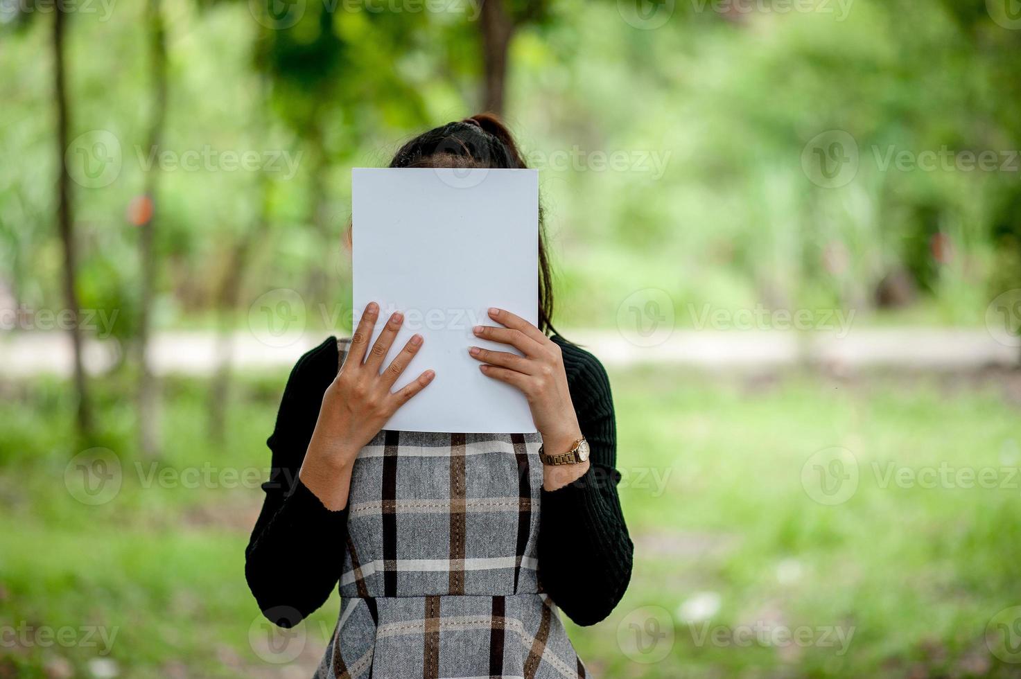 Hand and book of young women Is reading books for education Education concept photo