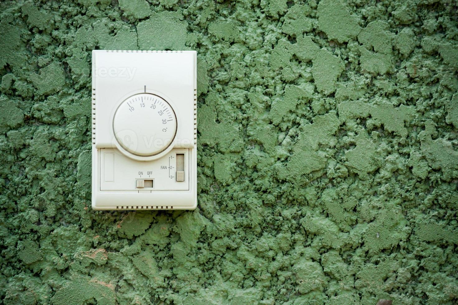 air condition control on wall photo