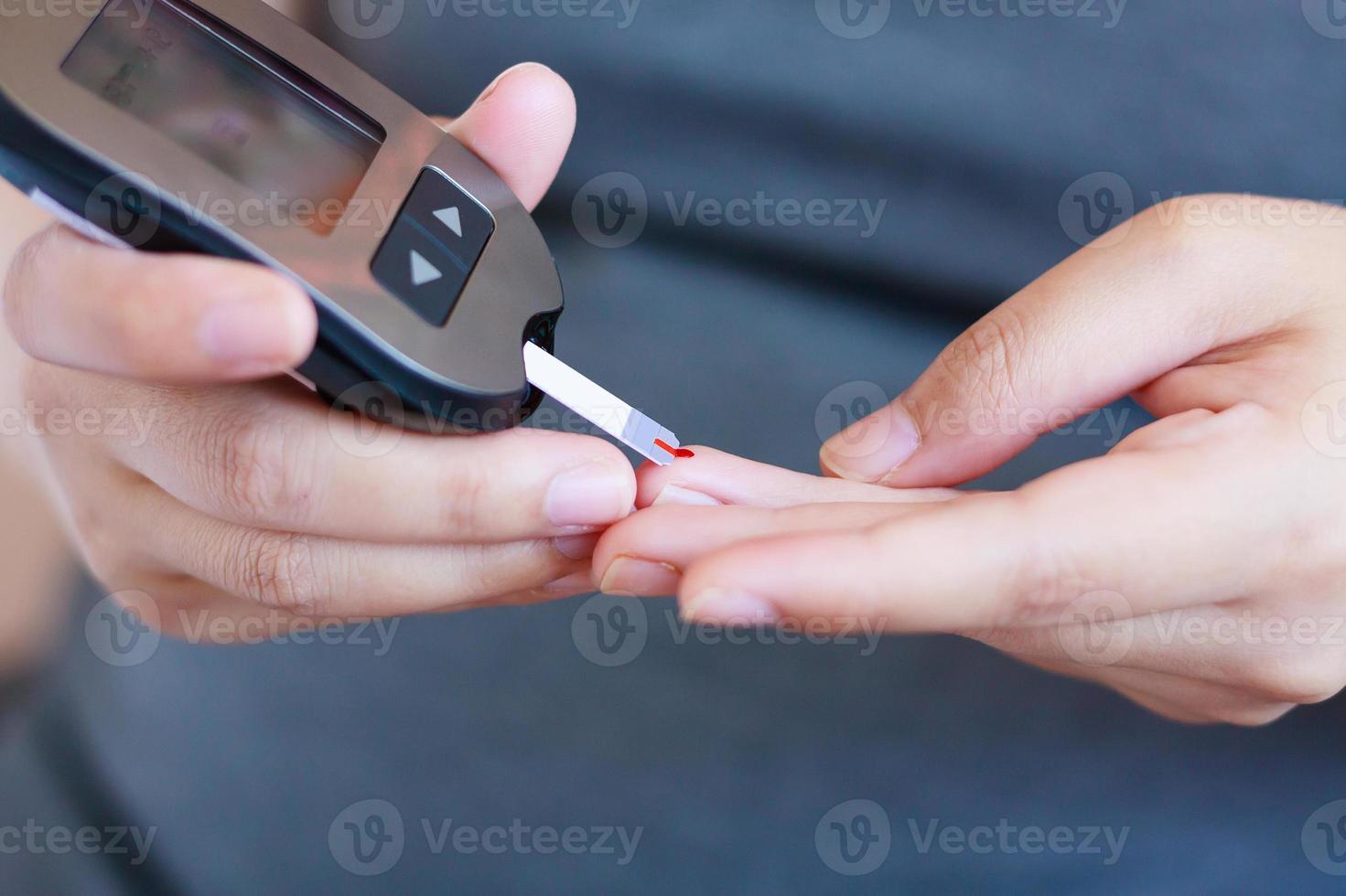 Test Blood Glucose For Diabetes photo