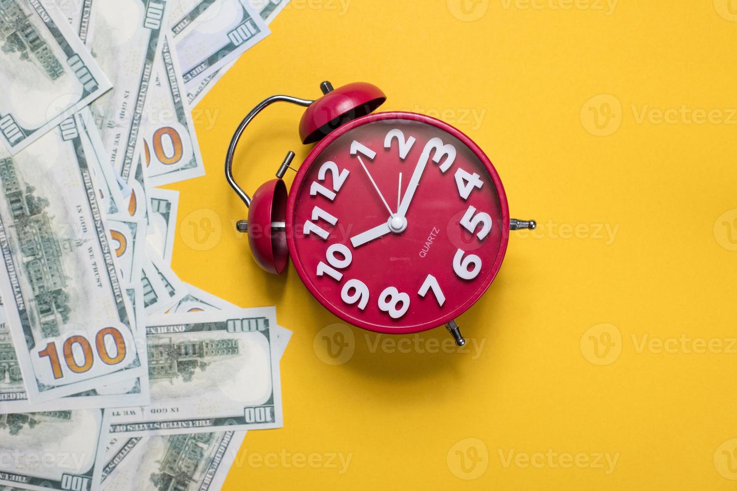 The silver picture is placed on a yellow background. Success, business concept With copy space photo