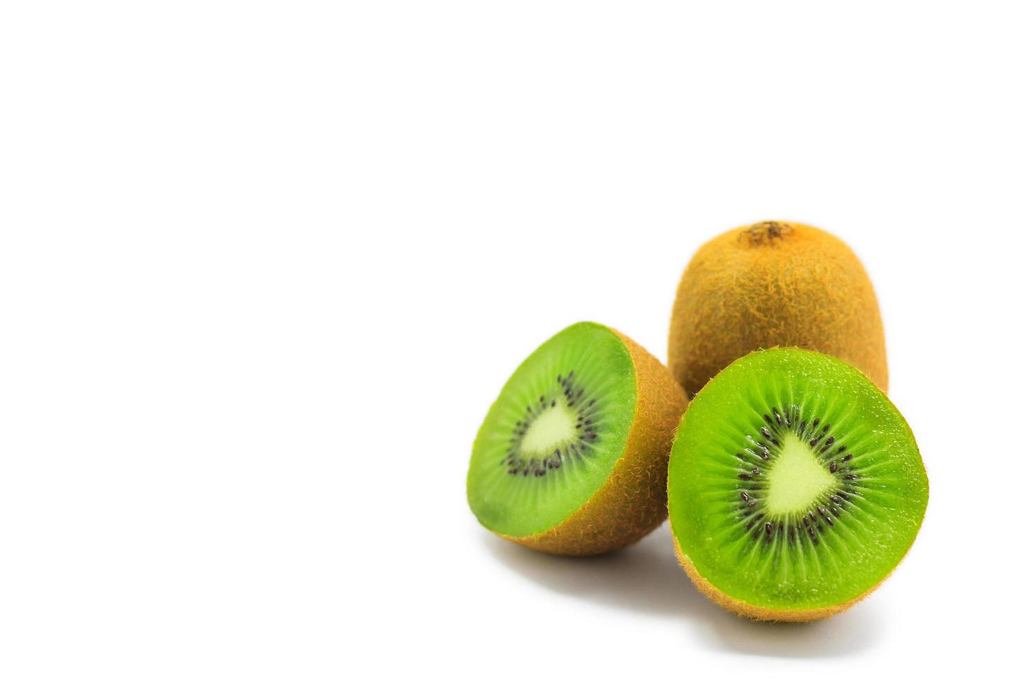 kiwi fruit isolated on white background photo