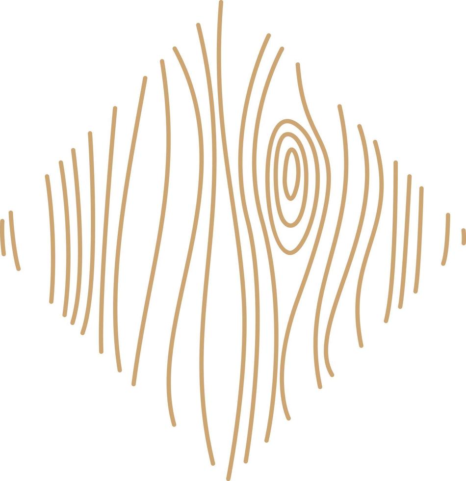 Wooden ornament vector with simple and unique style