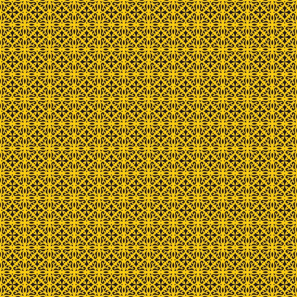 Gold Batik Geometric Pattern Abstract Background for Template Invitation Poster or Graphic Elements vector