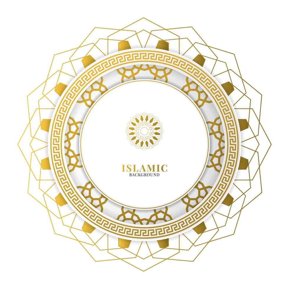 Eid Mubarak greeting card template premium vector