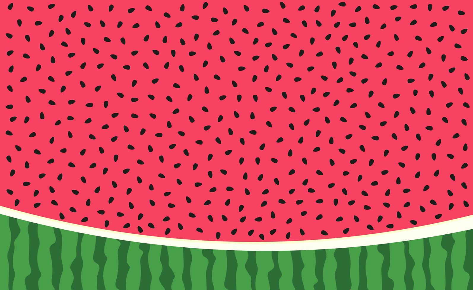 Realistic background of ripe red - pink watermelon - Vector