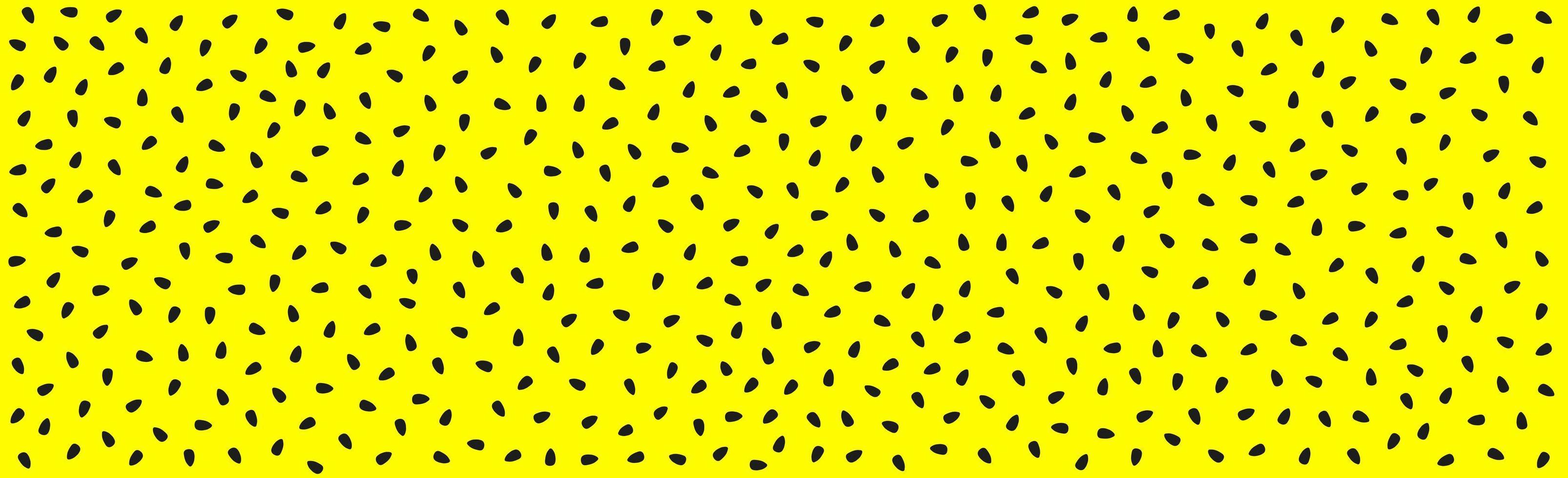Abstract bright yellow watermelon background with seeds - Vector