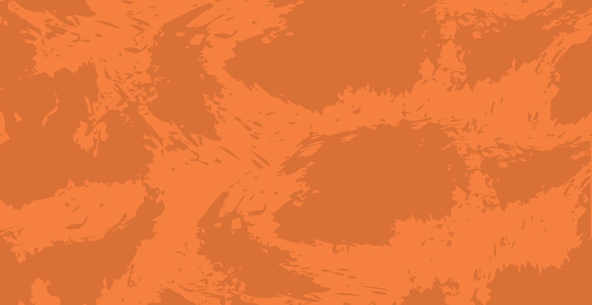 Fondo de grunge abstracto de textura naranja panorámica - vector