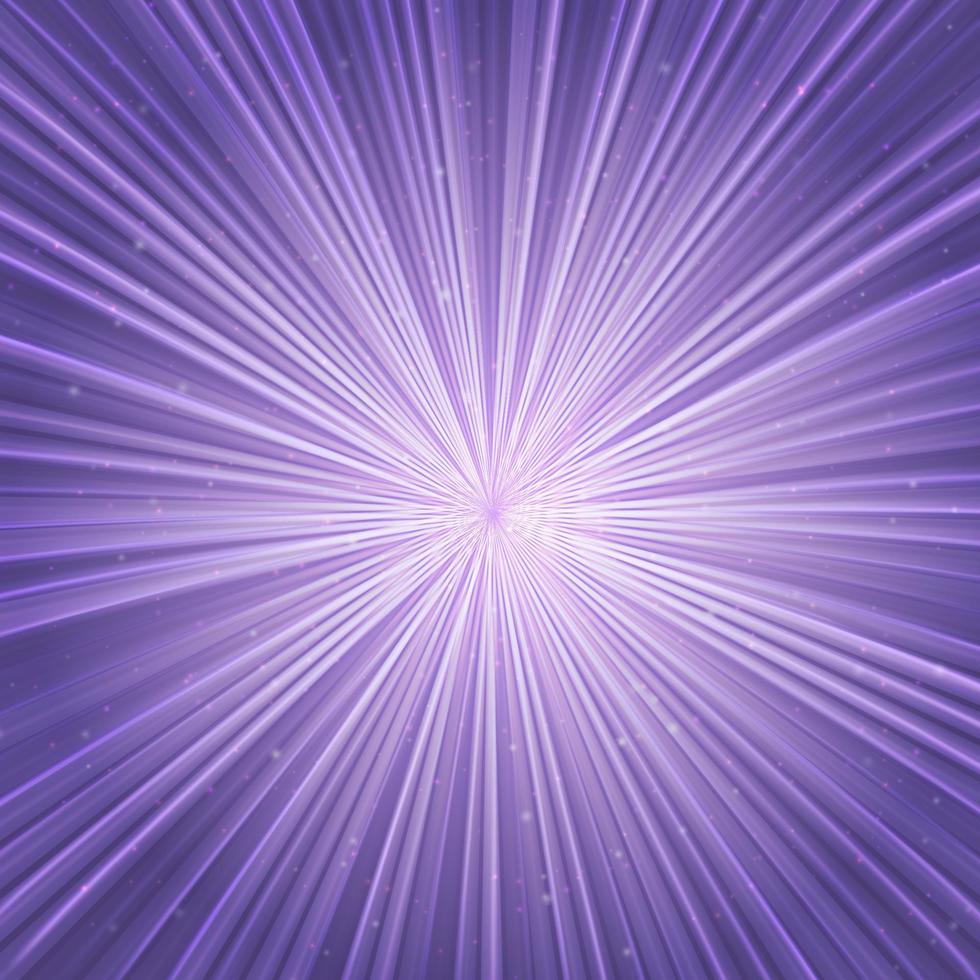 Glowing lines stretching to infinity. Ultra violet space vector background. Easy to edit design template.
