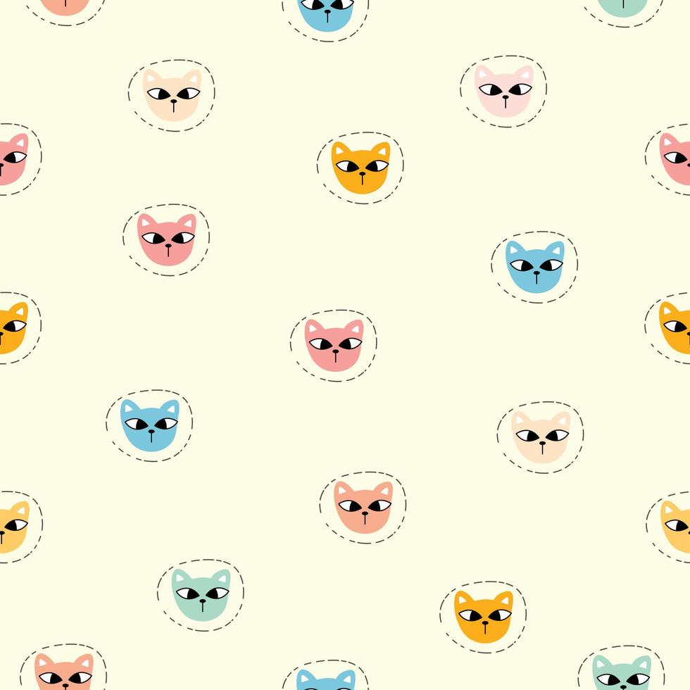 fondo transparente con gatos coloridos, personajes de dibujos animados, animales lindos para niños. ideas de diseño utilizadas para la impresión, fondos de envoltura de regalos, ropa para niños, textiles, imágenes vectoriales. 6731413 fondo transparente con gatos coloridos, personajes de dibujos animados, animales lindos para niños. ideas de diseño utilizadas para la impresión, fondos de envoltura de regalos, ropa para niños, textiles, imágenes vectoriales. 6731413