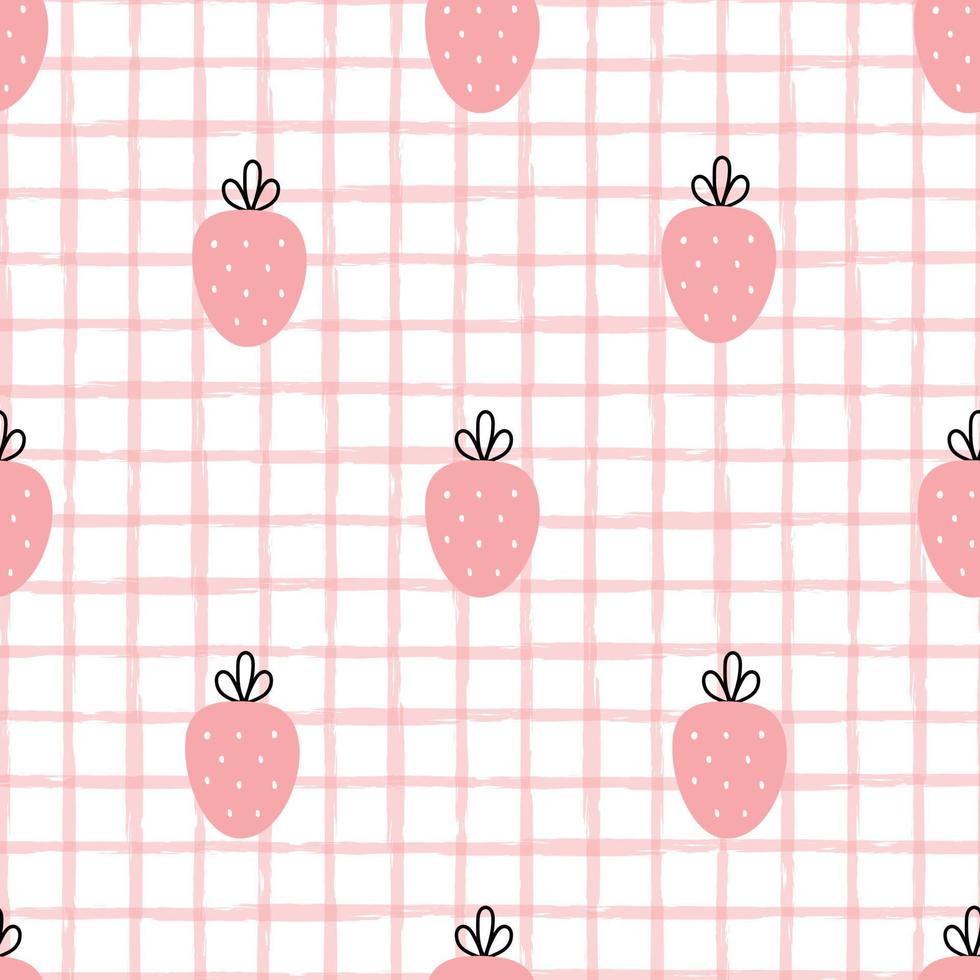 Nursery seamless pattern watermelon on white background Use for prints, wallpaper, textiles, vector illustrations