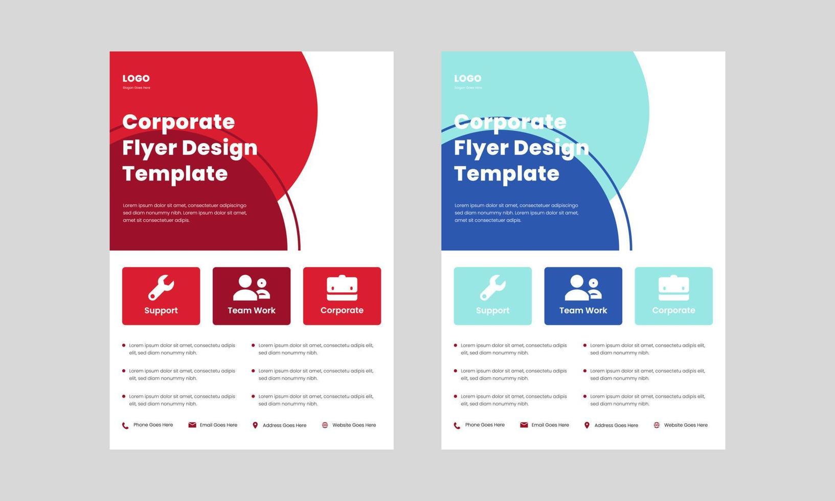 business flyer design template. corporate business flyer design. headline flyer template. flyer design ideas. vector