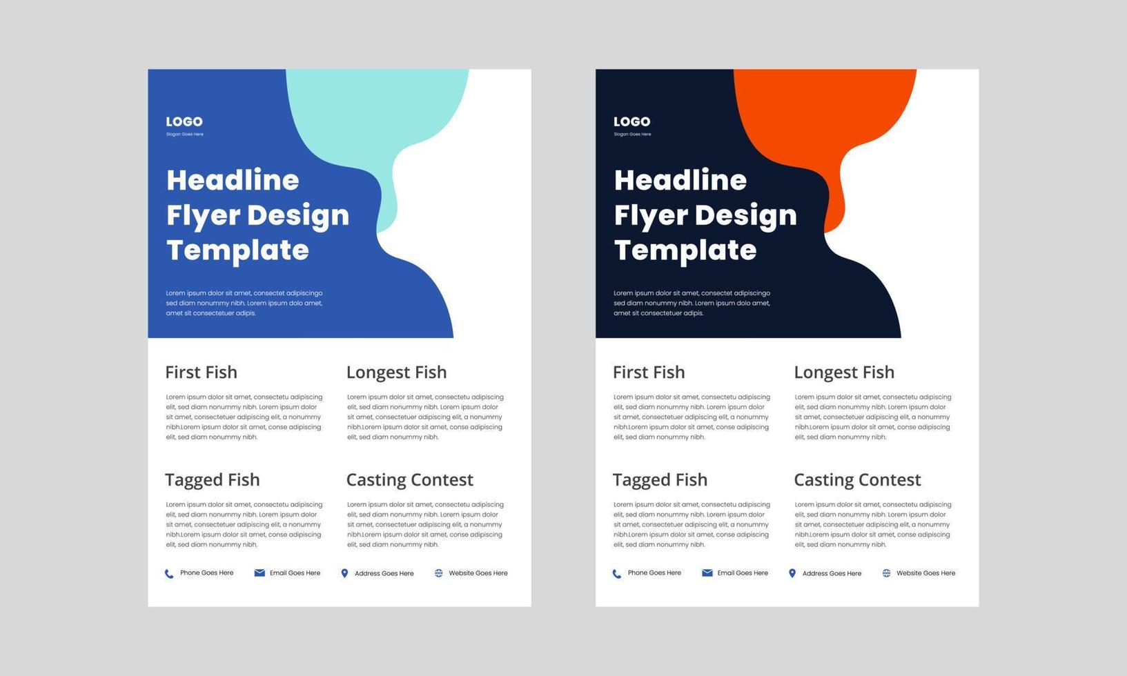 flyer design template. business flyer design template. corporate poster leaflet design. promotional flyer design vector