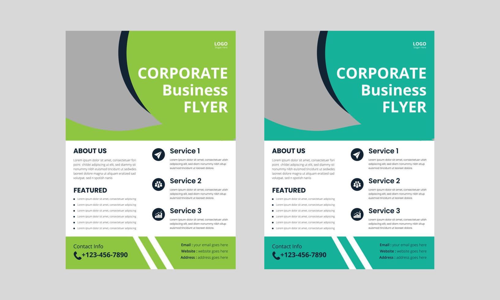 Creative Business Flyer Template. Corporate Marketing Agency Flyer Leaflet Design. Cover, A4 Size, Poster, Business Flyer Design vector