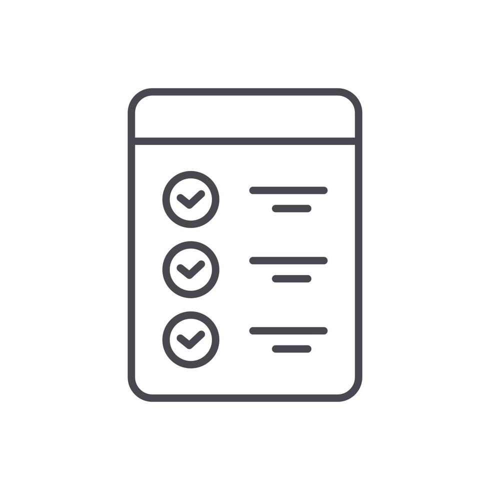 Checklist icon sign symbol logo vector